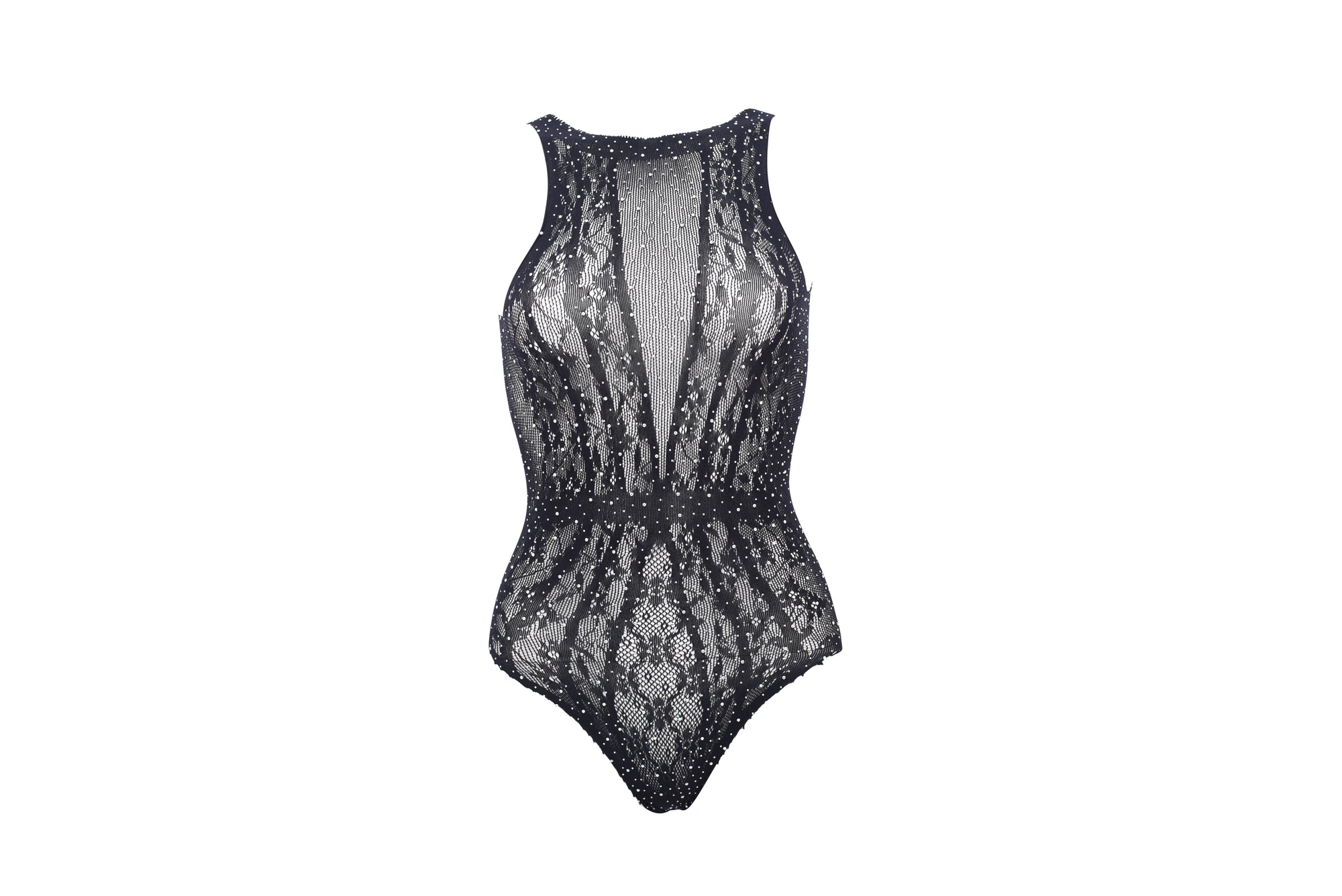 Lace Teddy Bodysuit with Keyhole Cutout